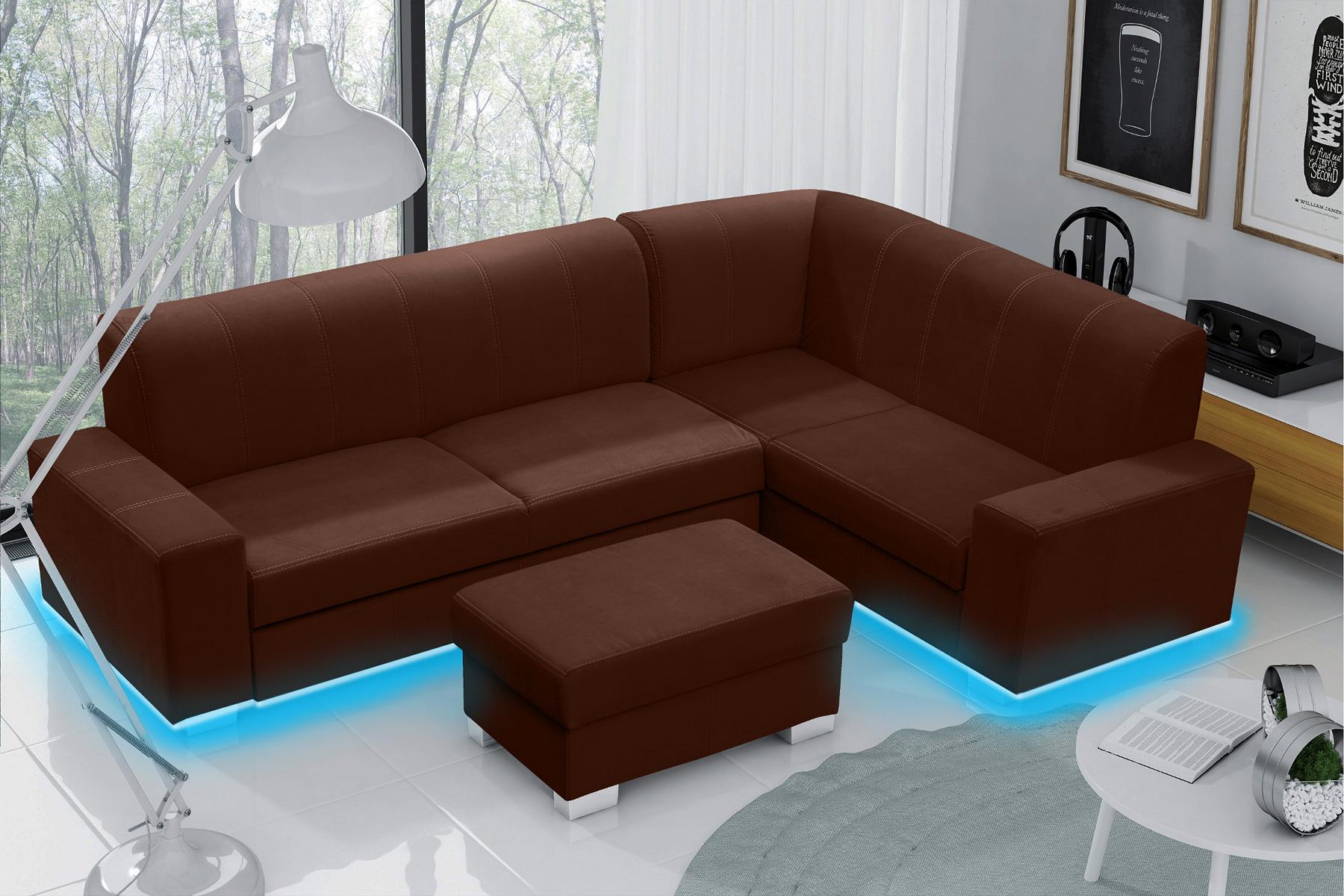 U Form Neu Garnitur Polster Couch Sofa Ecksofa Ecke Ecke