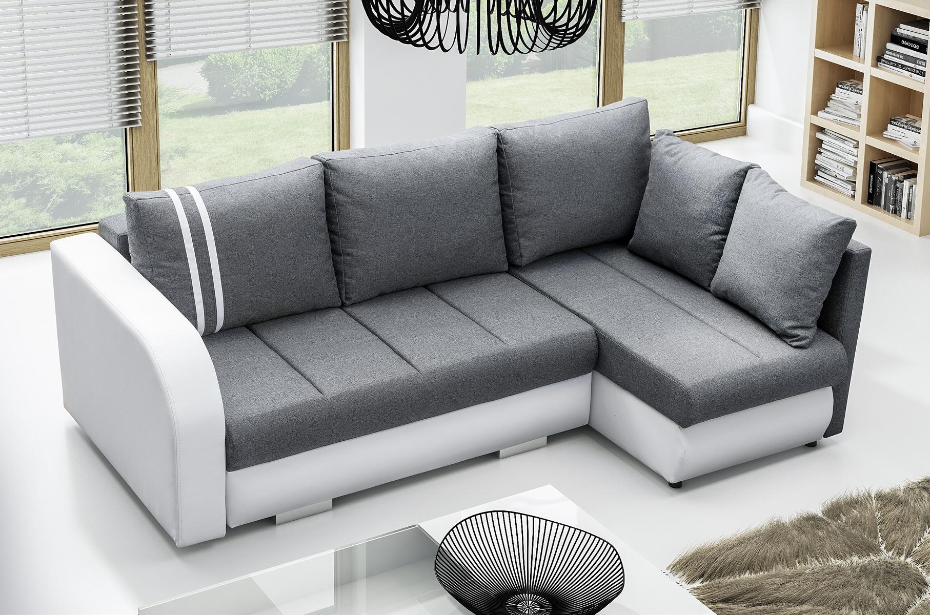 Sofas Ledersofa R City Mit Bettfunktion Bettkasten Ecksofa