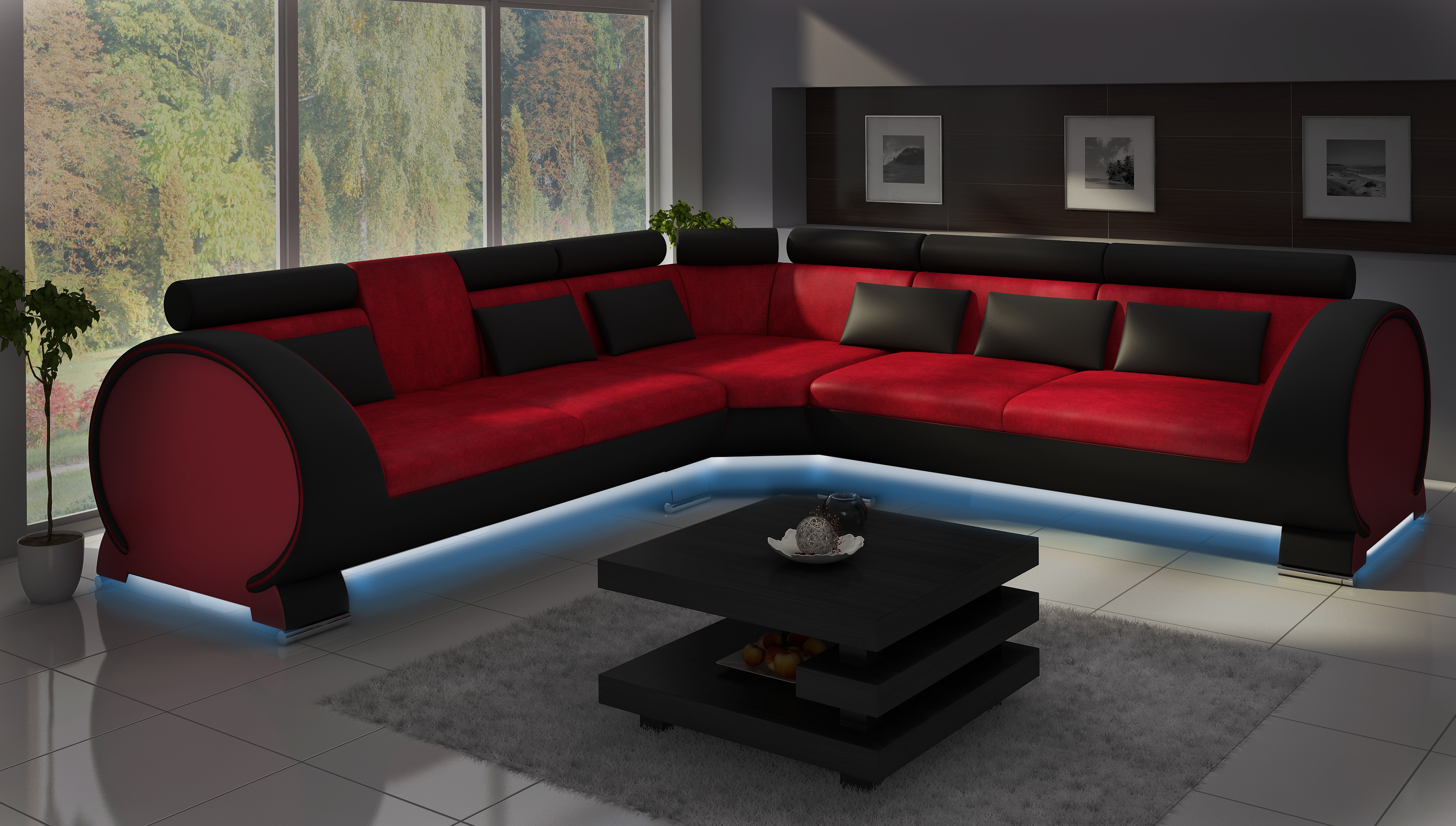 Details Zu Wohnlandschaft Couch Polster Sofa Sitz Ecke Eck Wohnlandschaft Garnitur Lt01 Neu