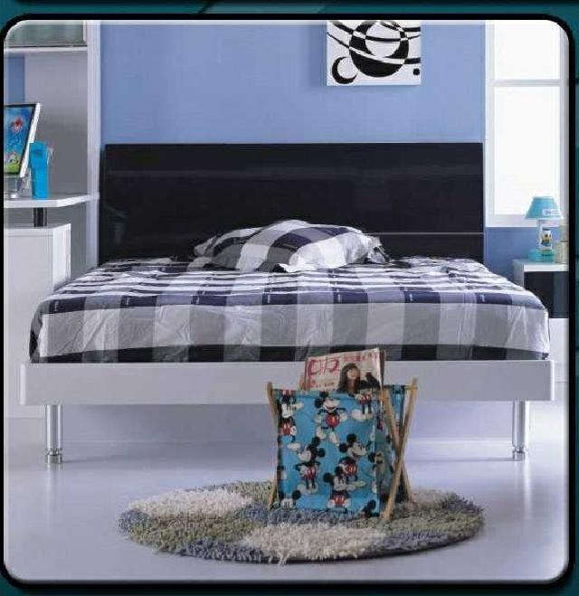 Kinderbett Bett Jugendbett 120cm Breit Hochglanz Betten ...